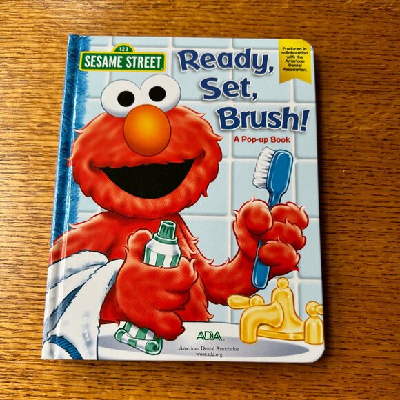 Children’s Book: Sesame Street “Ready, Set, Brush - A Pop-up Book” - Picture 1 of 5